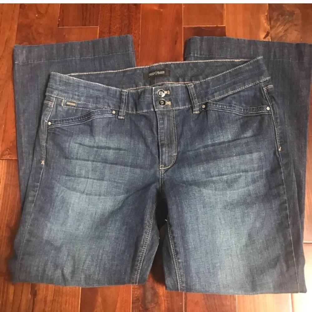 WHBM Denim Trouser Pant 12R - Picture 1 of 5